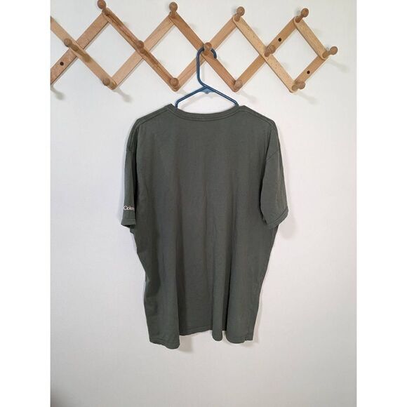 Columbia Green Graphic Tee Short Sleeve T-Shirt - Size XXL - Picture 4 of 5